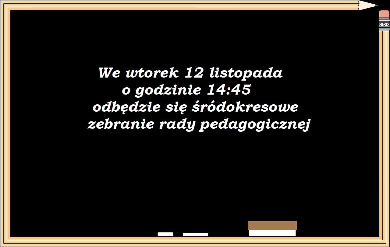 tablica szkolna rada