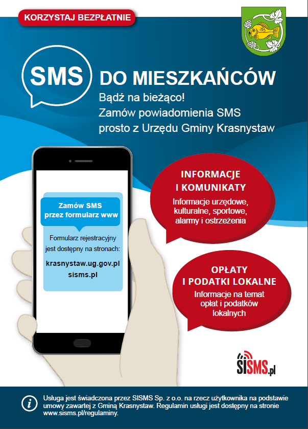 sms dla mieszkancow